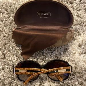 Coach Classic Joelle Tortoise Sunglasses